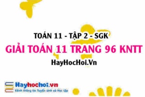 Giải Toán 11 trang 96 tập 2 Kết nối tri thức